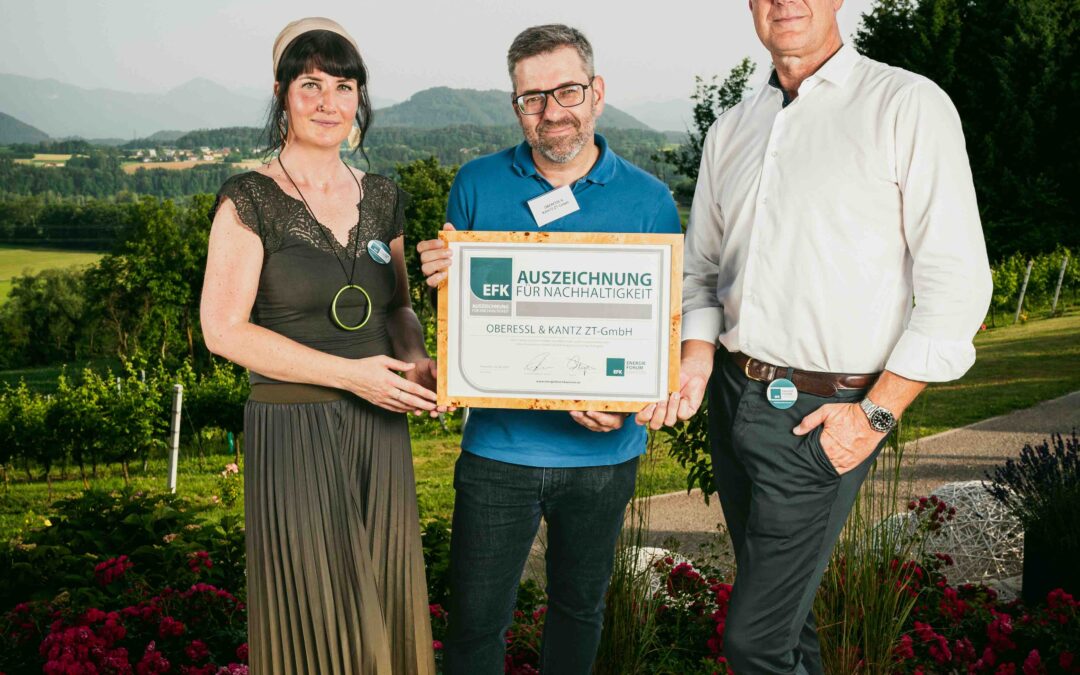 OK ZT-GmbH receives sustainability award